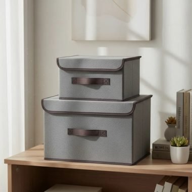 Organizador Caja Box Plegable Apilable X 2 Un Universo Hobby