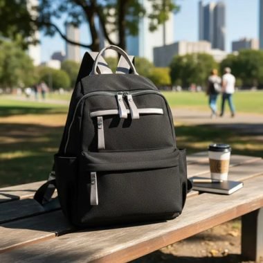Mochilas De Mujer Liso Ajustable Preppy