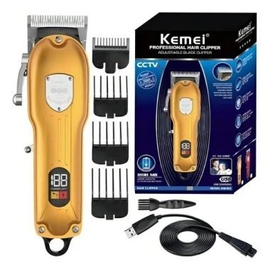 Rasuradora Kemei Km696 Inalámbrica 5 Cabezas Removibles - Uh