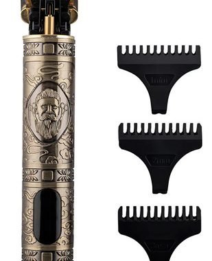 Recortadora De Pelo Y Barba Kemei Lfj-km-1325 Negra Inalámbrica Negro