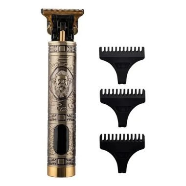 Recortadora De Pelo Y Barba Kemei Lfj-km-1325 Negra Inalámbrica Negro