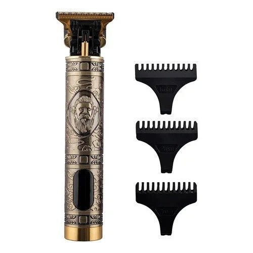 Recortadora De Pelo Y Barba Kemei Lfj-km-1325 Negra Inalámbrica Negro