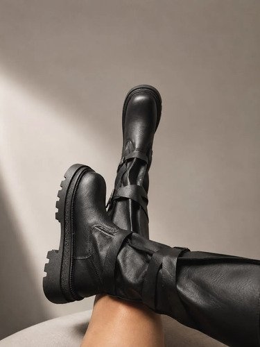 Bota Bucanera Cuerina Nix Tinto.uy - Imagen 5