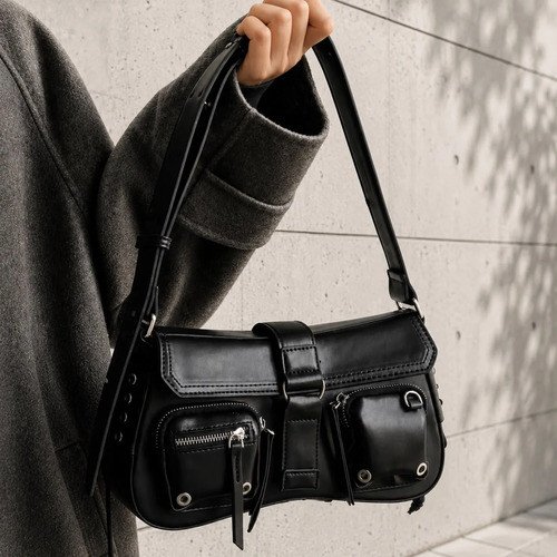 Bolso Cartera Cuerina Escorpio Para Mujer Tinto.uy