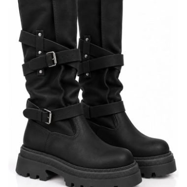 Bota Bucanera Cuerina Nix Tinto.uy