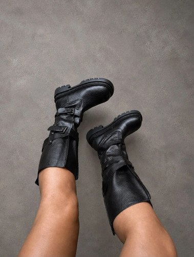 Bota Bucanera Cuerina Nix Tinto.uy - Imagen 4
