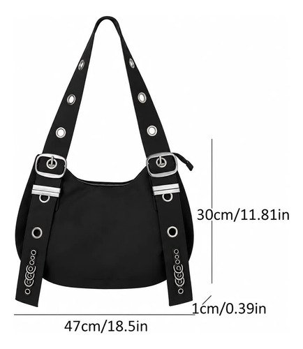 Bolso Cartera Libra Para Mujer Cuerina Con Tachas Tinto.uy - Imagen 3