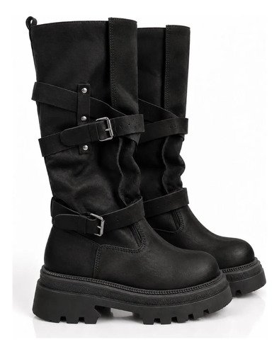 Bota Bucanera Cuerina Nix Tinto.uy - Imagen 3