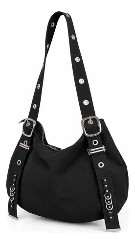Bolso Cartera Libra Para Mujer Cuerina Con Tachas Tinto.uy - Imagen 2