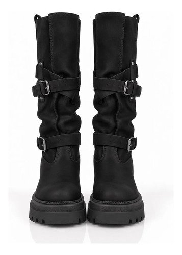 Bota Bucanera Cuerina Nix Tinto.uy - Imagen 2