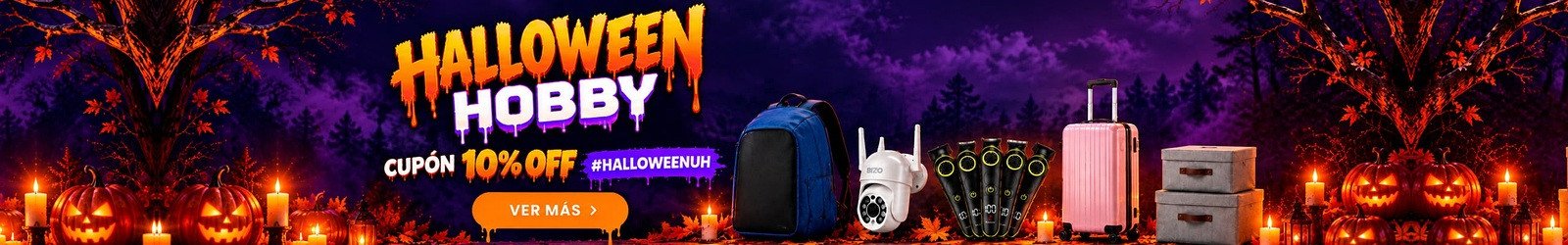 Halloween Hobby - cupon 10% OFF con el codigo HALLOWEENUH