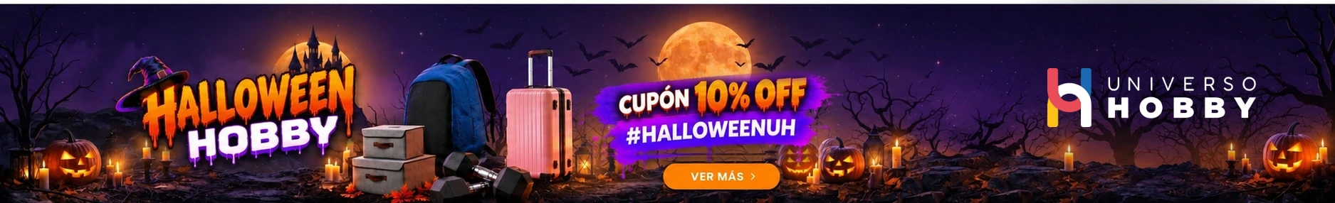 Halloween Hobby - cupon 10% OFF con el codigo HALLOWEENUH